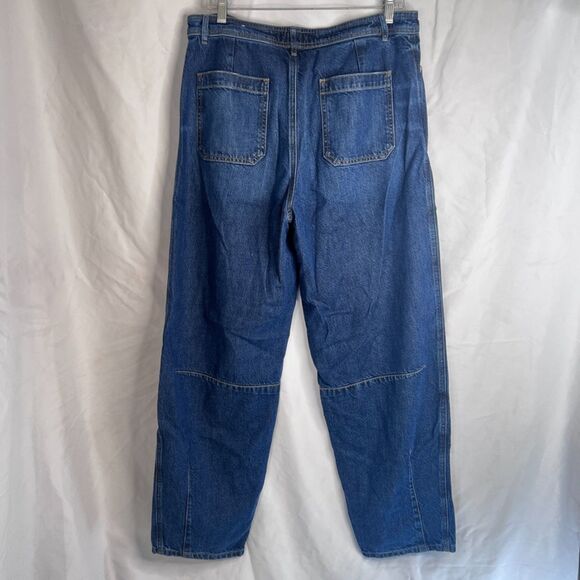 LOFT The Barrel Denim Jeans Slouchy Boho Streetwear Skater Size 30/10* - Picture 2 of 10